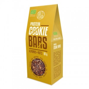 Bio baltymų sausainių batonėliai Diet food, 80 g